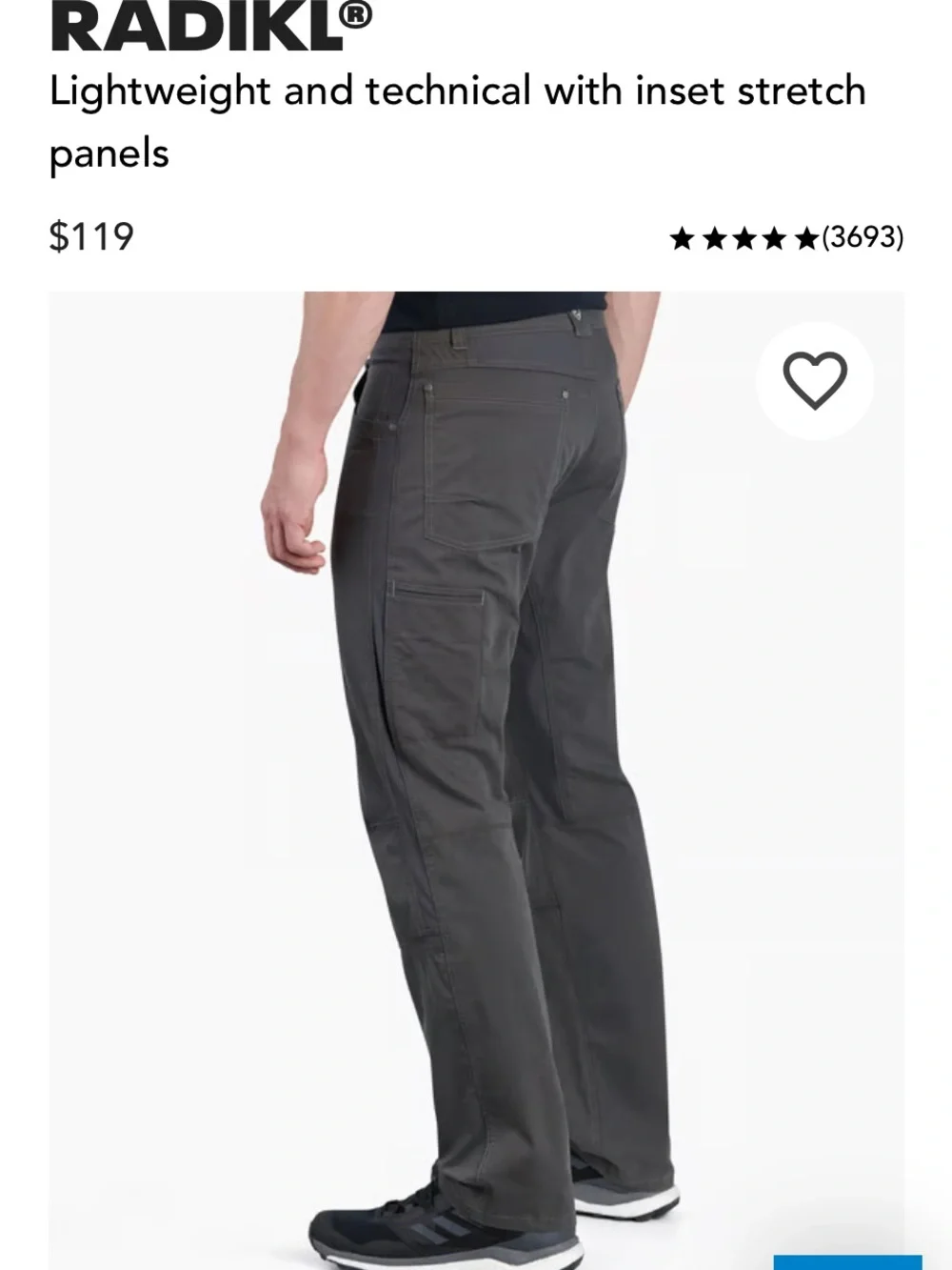 Kuhl Men's Pants - carbon is the color